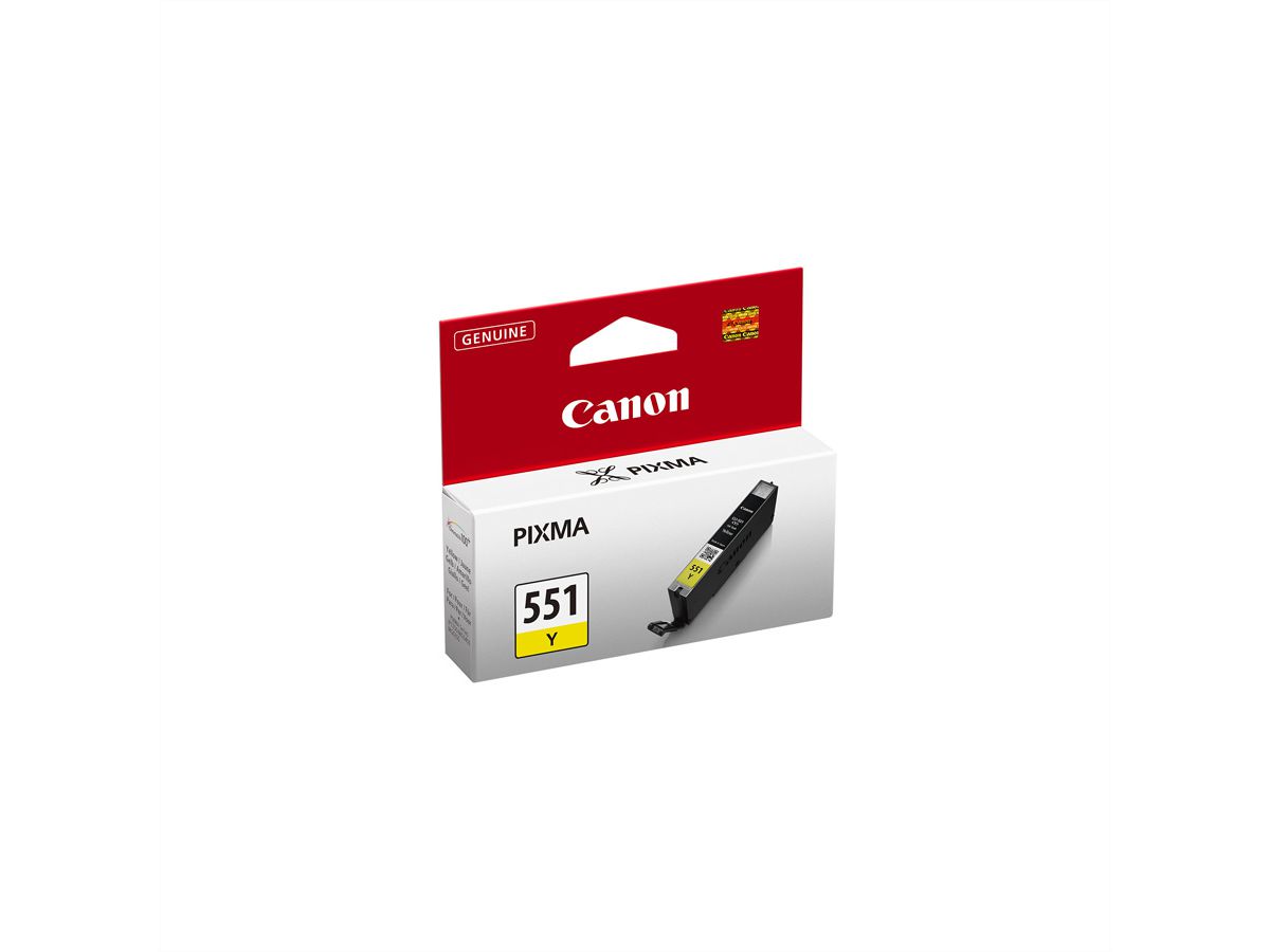 CANON CLI-551Y, Cartouche jaune pour CANON PIXMA MG5450, MG6350, PIXMA iP7250