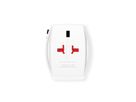 SKROSS Adaptateur de voyage MUV USB A/C 45PD avec câble USB-C, monde
