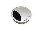 BACHMANN LOOP ROUND Passe-câbles, rond, argent