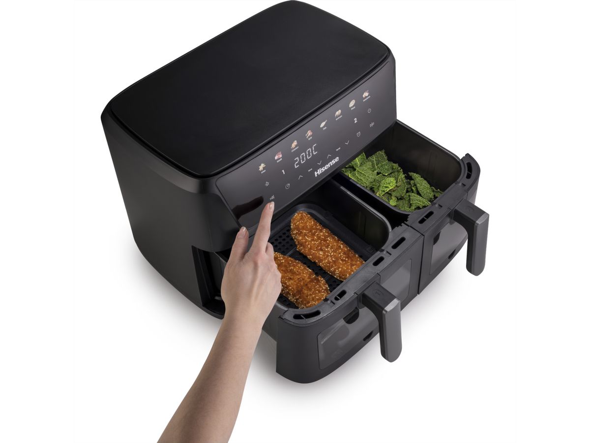 Hisense Heissluftfriteuse HAF2700DCD, 2700W, 11L
