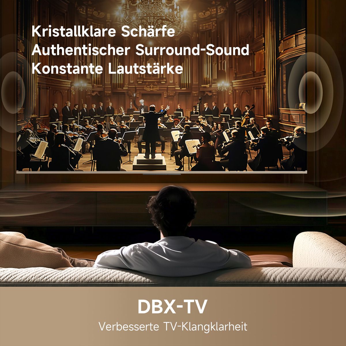 Dreame TV 55", Q100, Vivid QLED-4K, 120Hz, Mineral Black