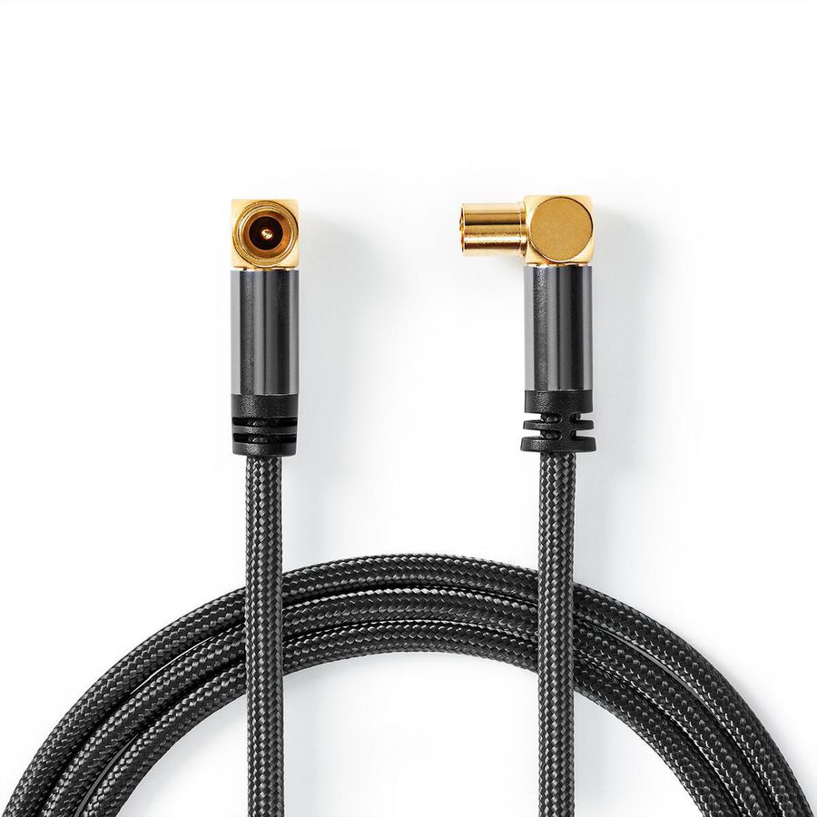 Nedis Koaxial Kabel 75 Ohm, ST/BU, grau, 5 m