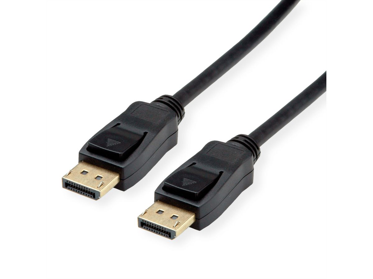 VALUE DisplayPort Kabel, v1.4, DP ST - ST, schwarz, 1 m