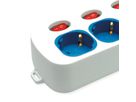 ROLINE 3-fach Steckdosenleiste mit Schalter, USB-Charger A+C, 1,5 m