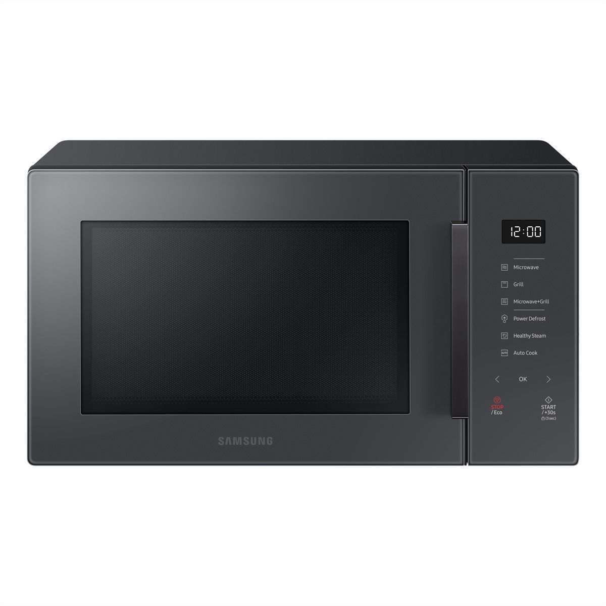 Micro-ondes Samsung avec grill, Bespoke, Clean Charcoal, 30l, MG30T5068UC