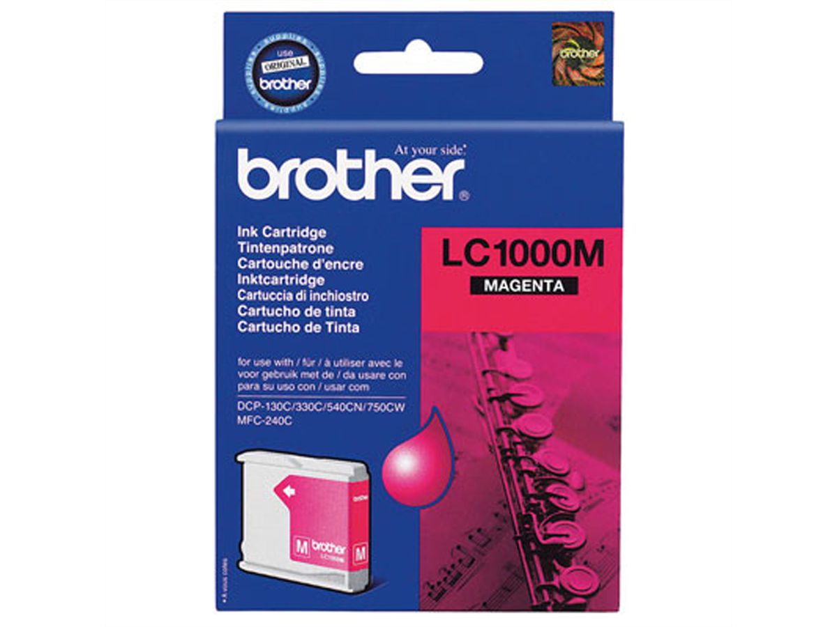 BROTHER LC-1000M, cartouche magenta pour env. 400 p.