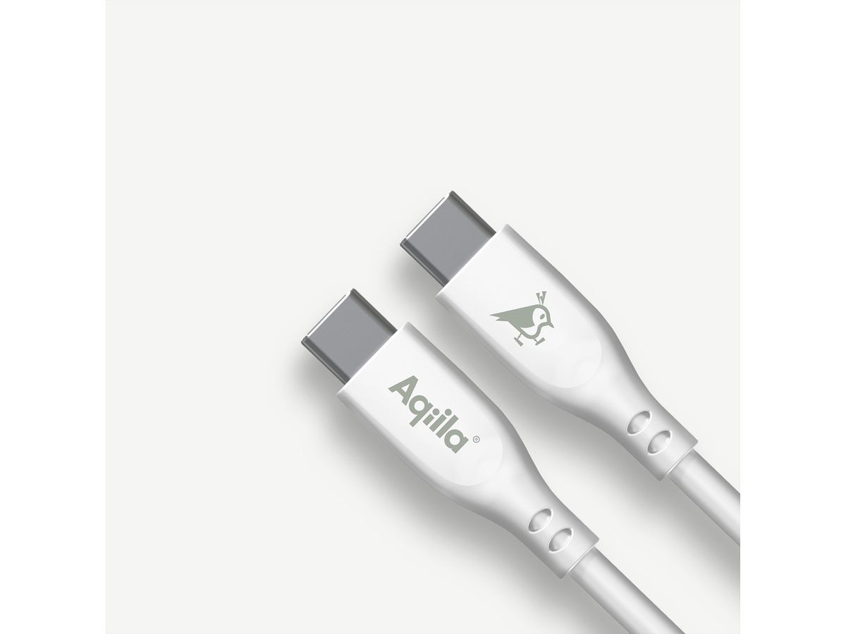 Aqiila Ladekabel Cablebird CS12, 60W Type C auf Type C 2 Meter