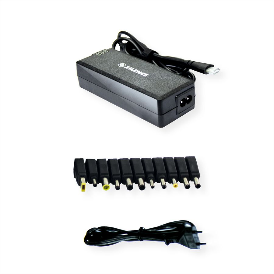 Xilence XM012 Universal Notebook Ladegerät, 11 Adapter, LED Anzeige, 120W
