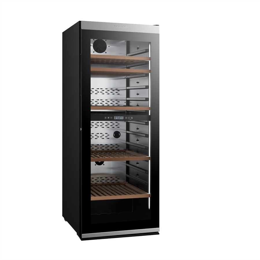 Climadiff Weinkühlschrank MILLESIME190DB, Freistehend, 2 Zonen, 193 Flaschen