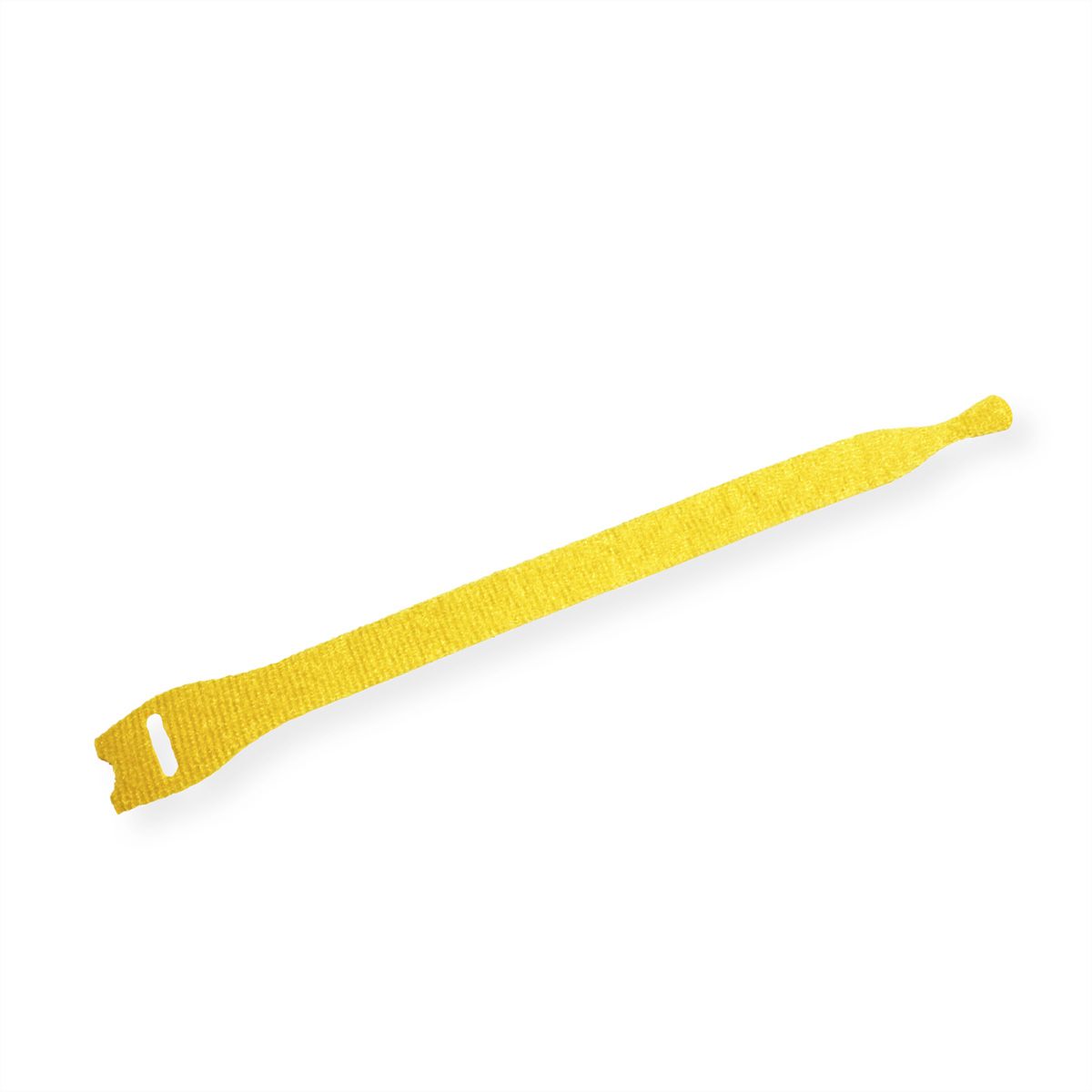 VELCRO® Bande avec languette, par 10, jaune, 20 cm