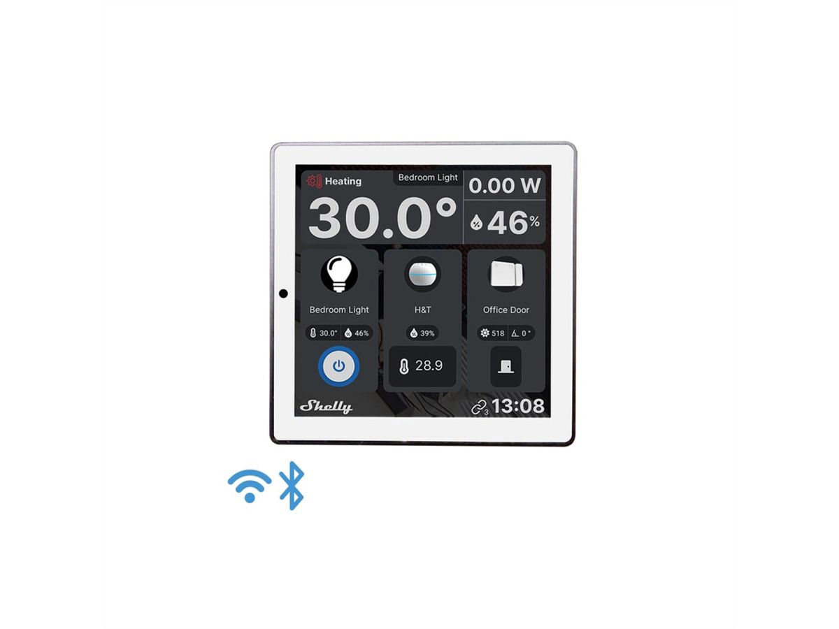Shelly Touchpanel Wall Display weiss