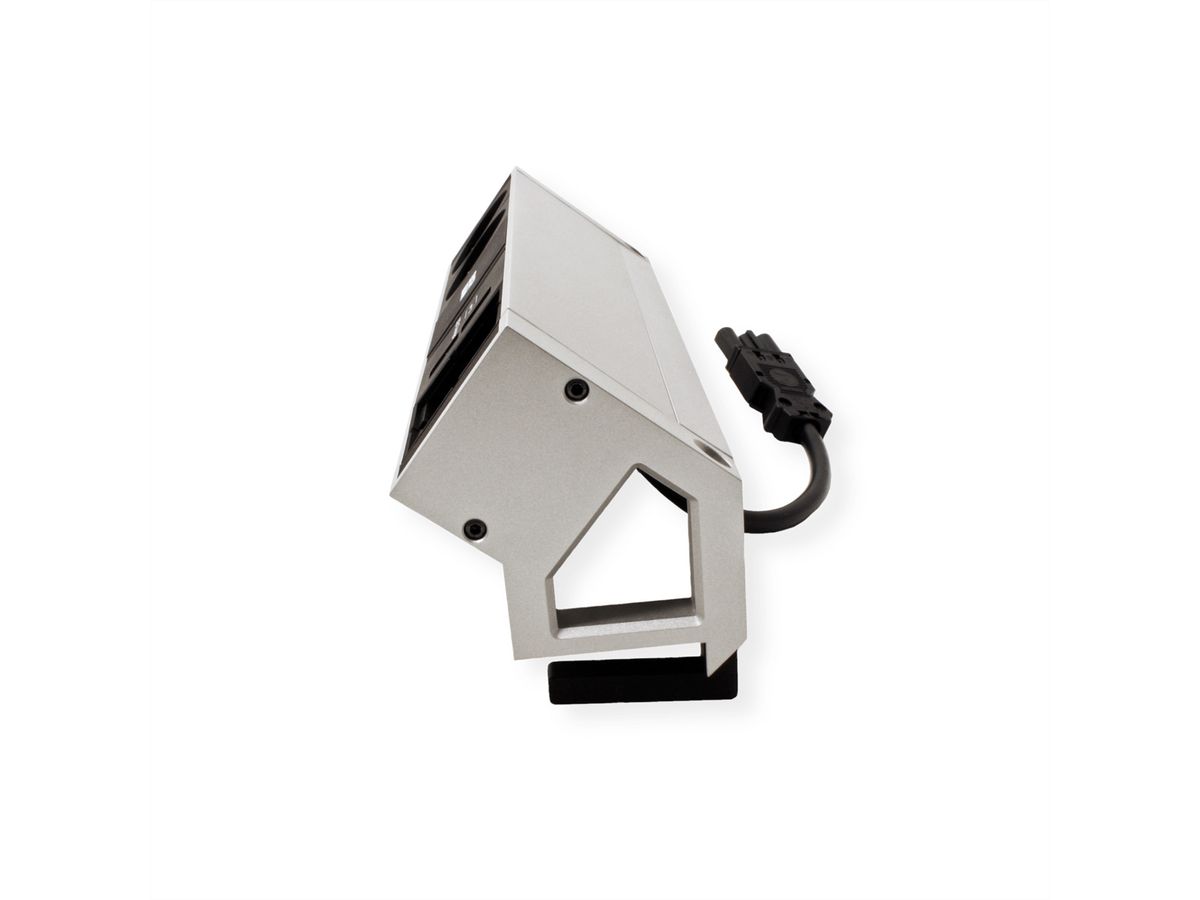 BACHMANN DESK2 2x contact de protection 1x USB-Charger 1x ABD, GST18 Inox