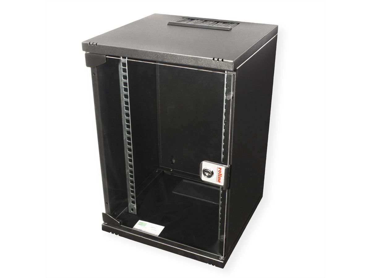 ROLINE 10" Boîtier mural 9U, 312x300 LxP  noir
