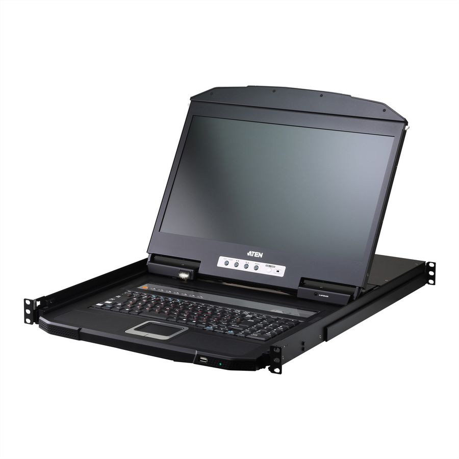 ATEN CL3708iNW Console IT WideScreen FHD sur IP Switch 8 ports USB HDMI, IT-Layout