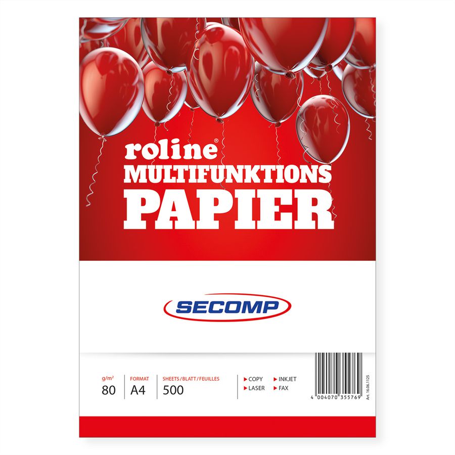 ROLINE Papier A4, 80gr, 500 feuilles