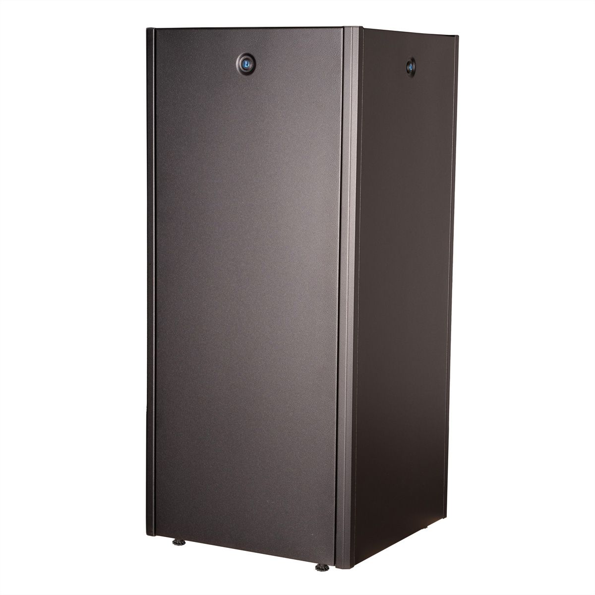 ROLINE 19-Zoll Netzwerkschrank Basic 26 HE, 600x600 BxT Glastür schwarz