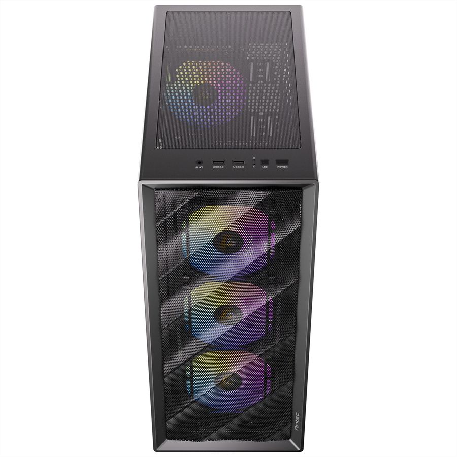 ANTEC AX85 ARGB PC Gehäuse Midi Tower Gaming ATX, schwarz