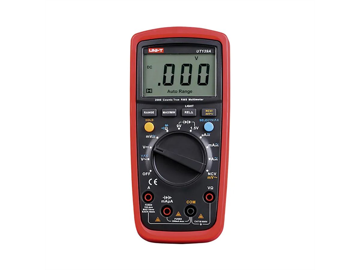 Steffen Multimeter AC/DC (600V/10A), CAT III 600V