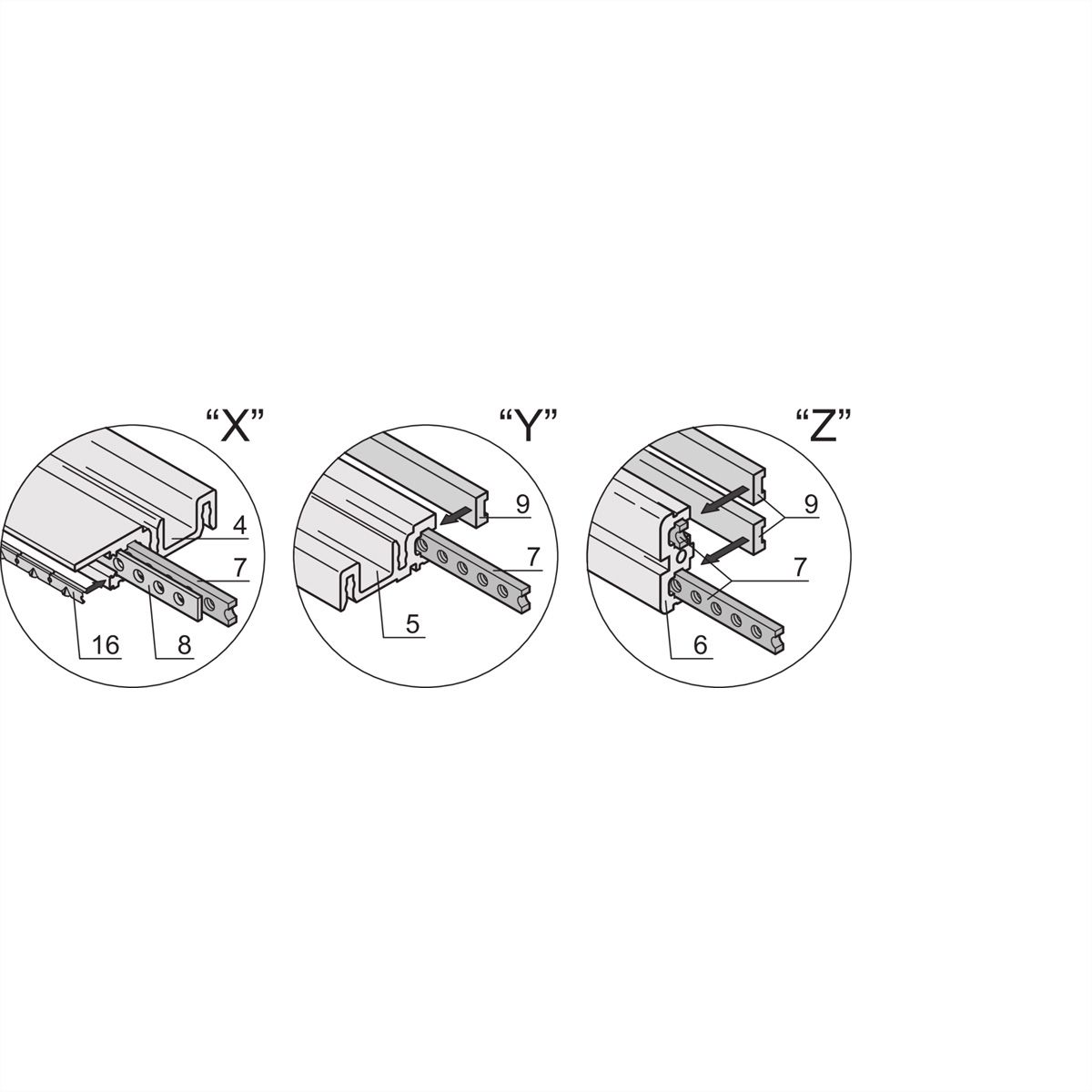 SCHROFF ratiopacPRO air Gehäuse - RATIO.AIR GR 3/4HE 63TE 435T