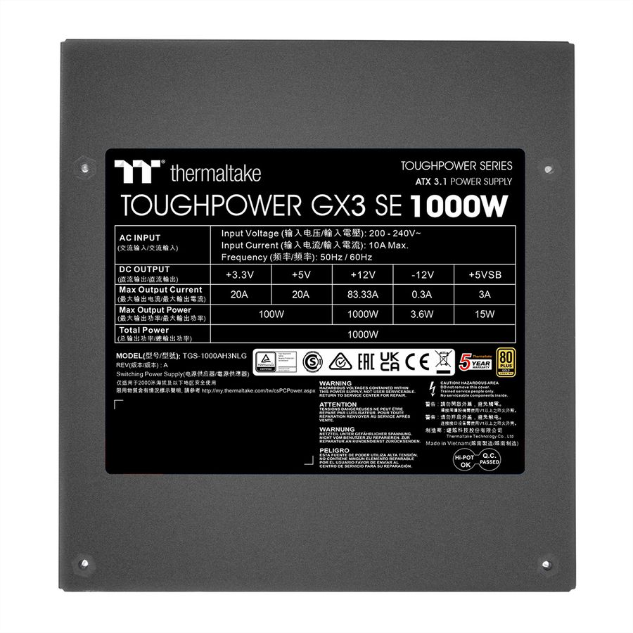 Thermaltake Toughpower GX3 SE 1000W Netzteil