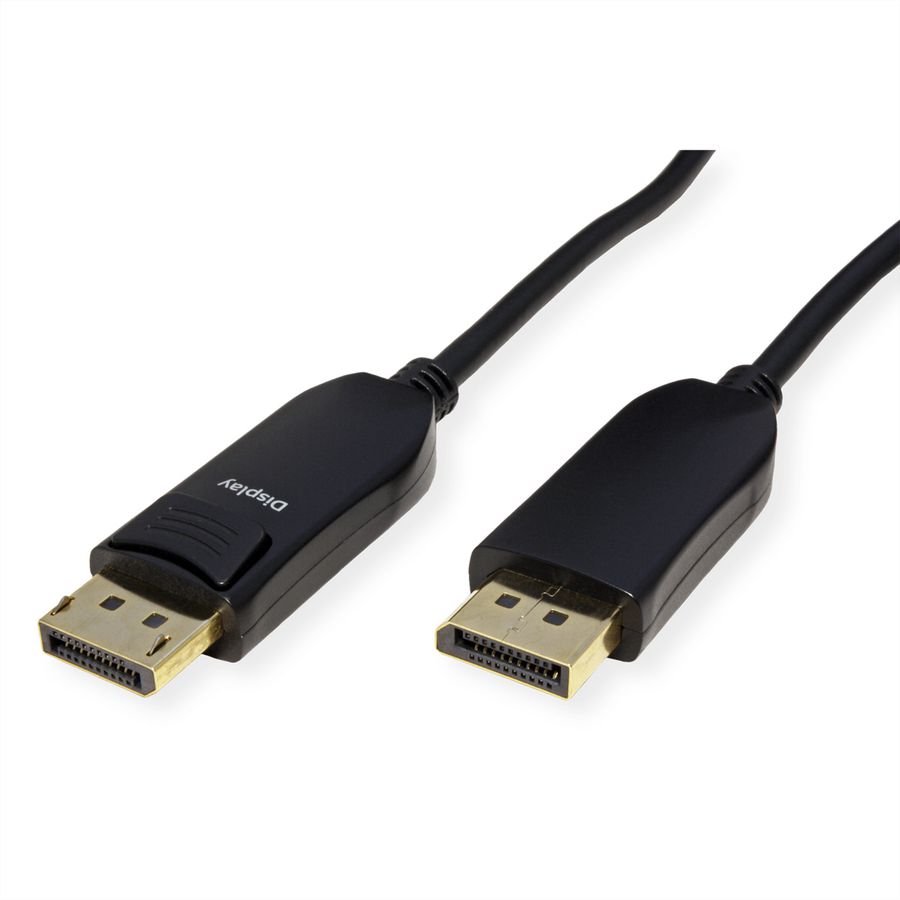 ROLINE Câble DisplayPort v2.1 (AOC), M/M, 15 m