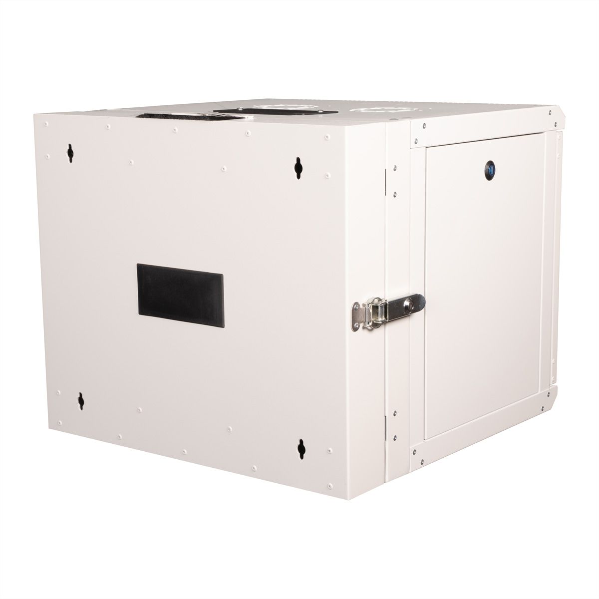 ROLINE 19-Zoll Wandgehäuse Pro 9 HE, 600x600 BxT zweiteilig schwenkbar grau