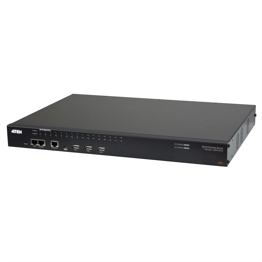 ATEN SN0132O 32-Port Serieller Konsolen Server mit Dual-Strom/LAN