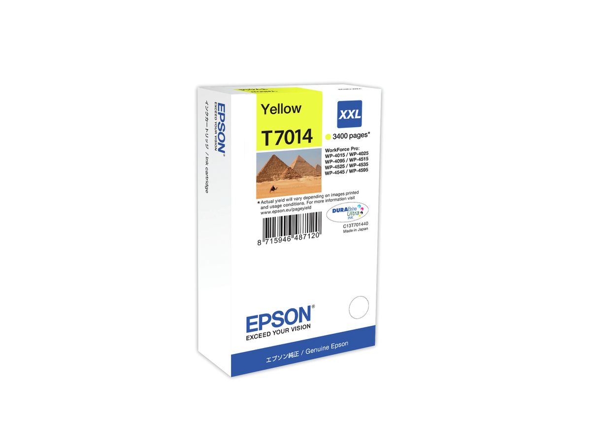 Epson Encre Jaune XXL (3 400 p)