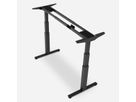 WRK21 Tischgestell Work Schwarz , 100-180 x 60 / 66,5-130,5cm Höhe