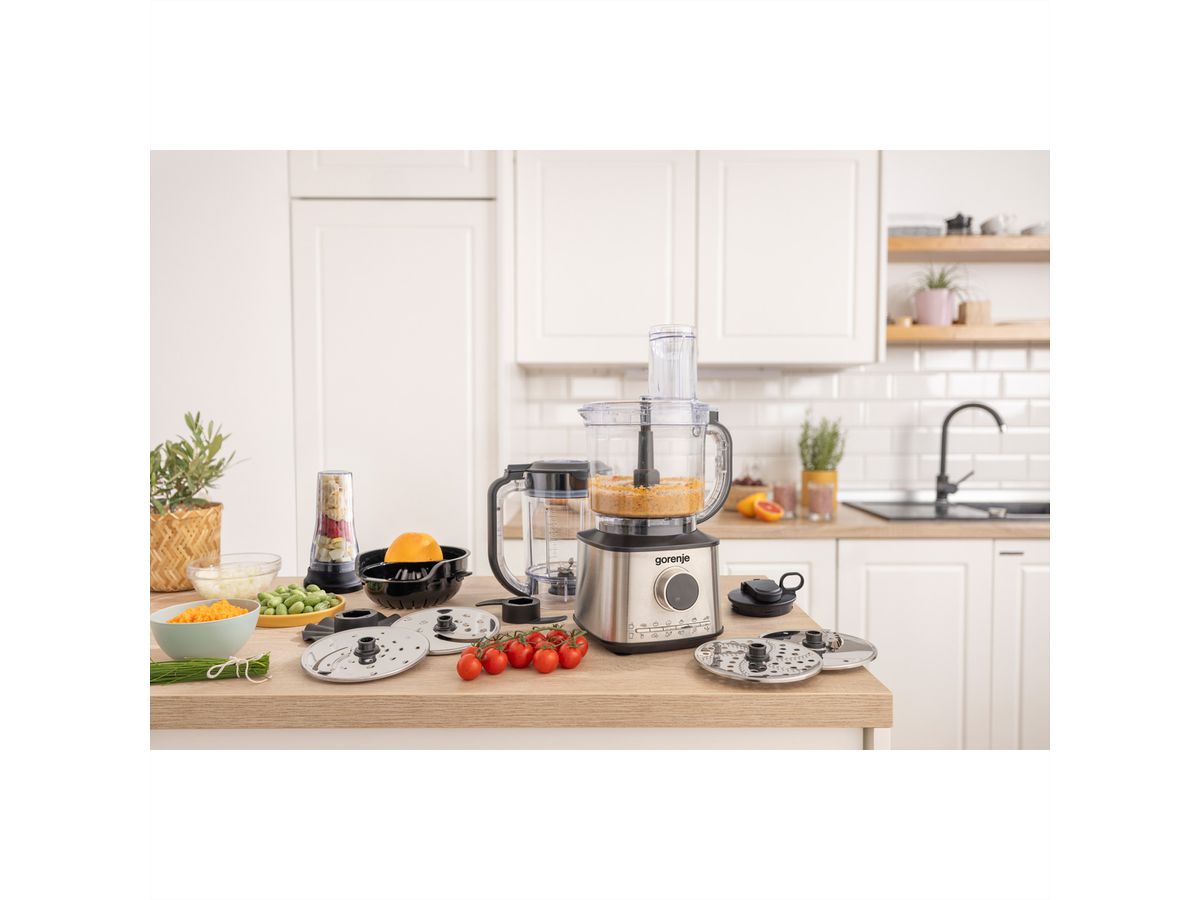 Robot de cuisine compact Gorenje SBR1500E Food Processor, 1500 W