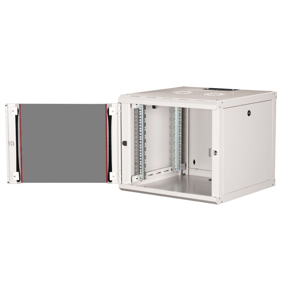ROLINE 19-Zoll Wandgehäuse Pro 9 HE, 600x600 BxT grau