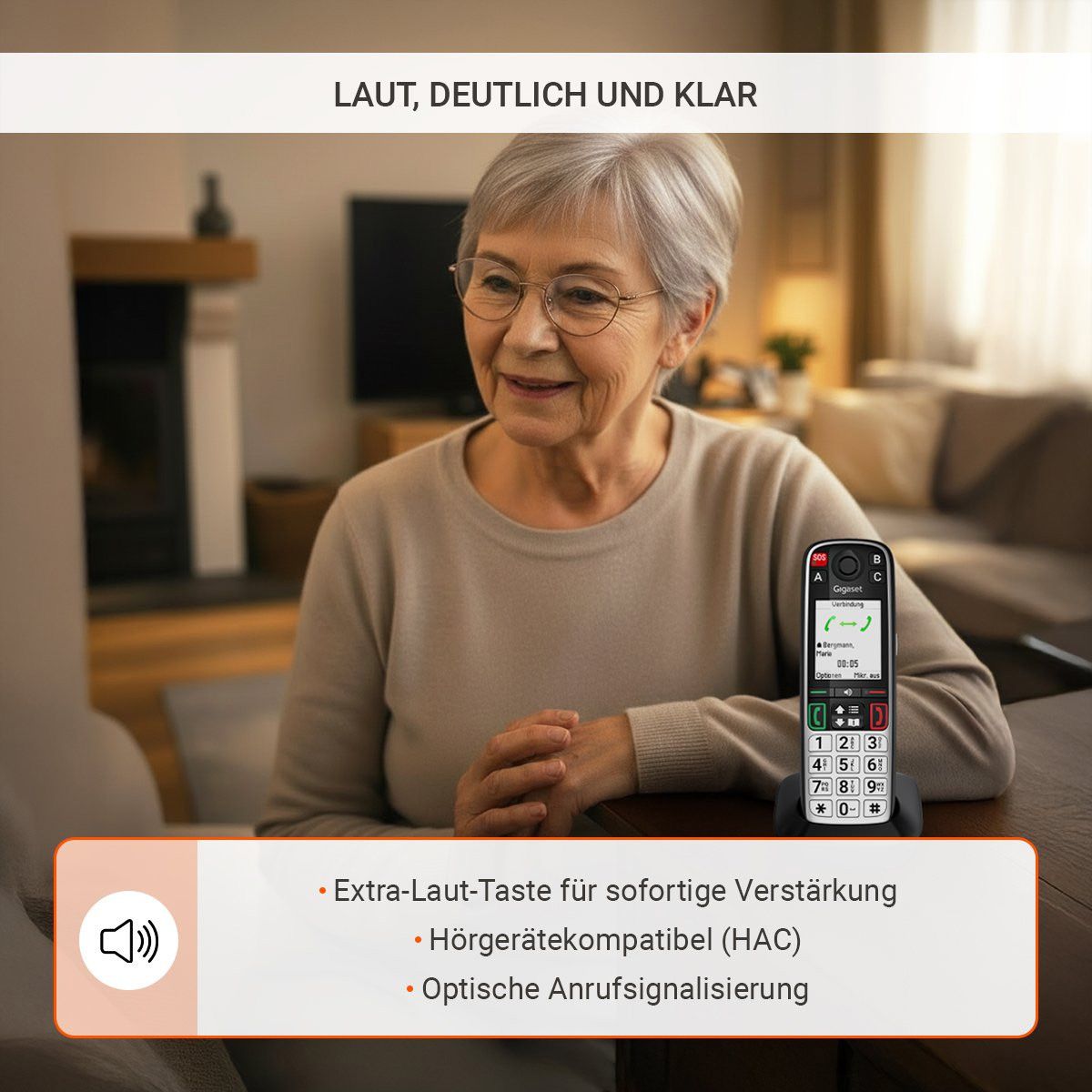 Gigaset Téléphone fixe Easy 500