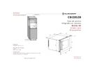 Climadiff Armoire à vin CBI28S2B, Autonome, 1 zone, 28 bouteilles
