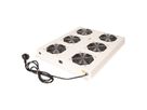ROLINE 19-Zoll Dachlüftereinheit 6 Lüfter, ON/OFF  für Serverschrank grau