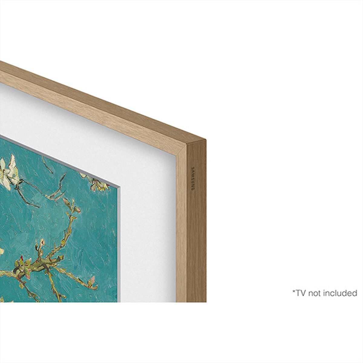 Samsung 43" Hôtel TV Frame, Cadre interchangeable Teak