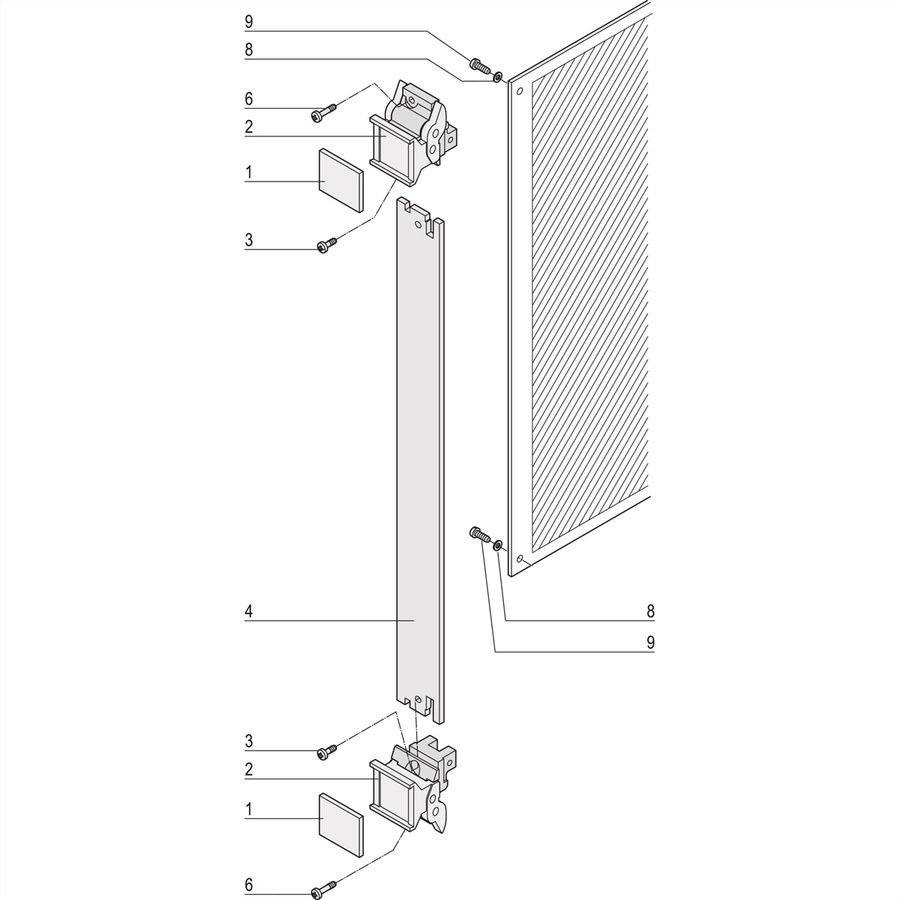 SCHROFF Steckbaugruppen mit Aushebegriff in Trapezform, Typ 2 - SBGR TR-GR 6HE 8TE