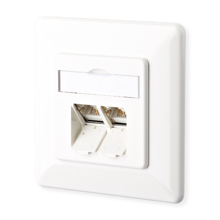 METZ CONNECT E-DAT C6 2 Port UP reinweiß