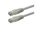 ROLINE Cordon Cat.6 (Classe E), PoE, S/FTP (PiMF) , gris, 0,3 m