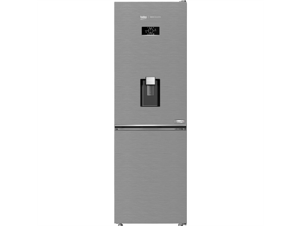 Beko Kühl-Gefrierkombination KG510, 324l, E, Inox