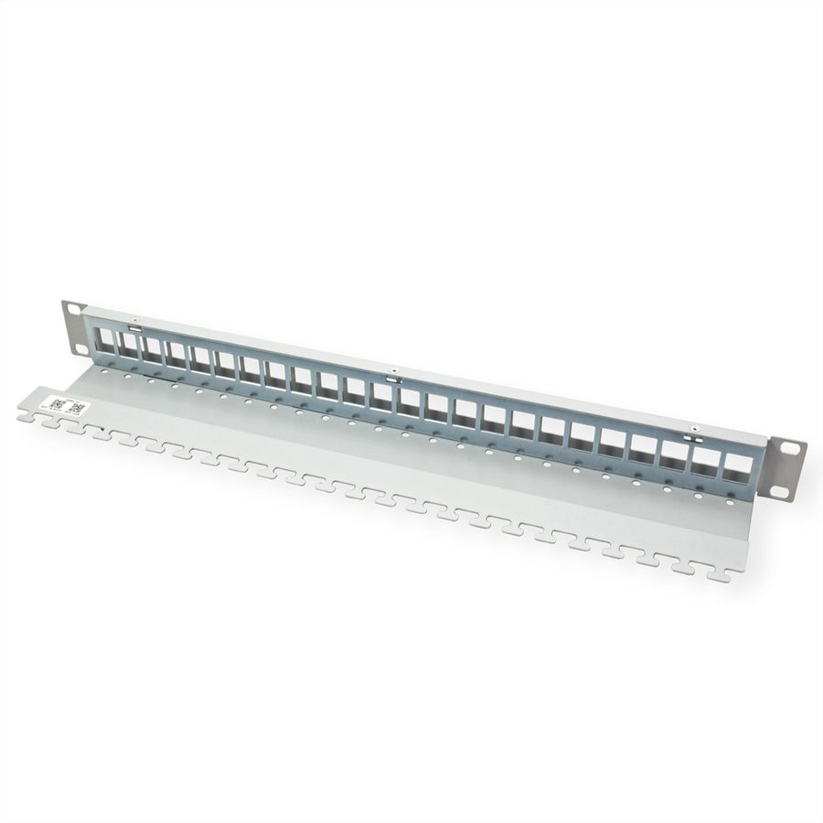 EasyLan preLink / fixLink Paneau 19'' 1U, vide, pour 24 Keystones
