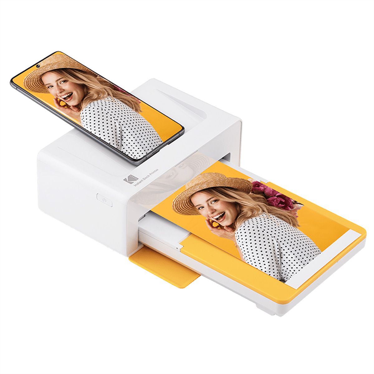 Station d'accueil pour imprimante Kodak Blutooth + 10Paper, Jaune