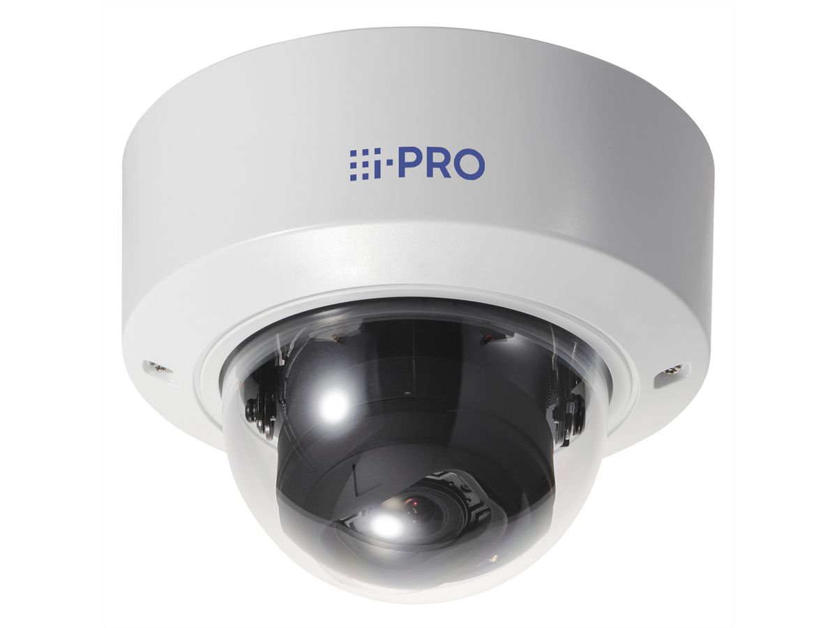 i-PRO WV-S2236LA Caméra Indoor Vandal-dôme 2 MP, 36-114°, IR-LED 70m