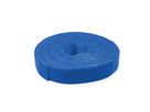 VALUE Bande auto-agrippante sur rouleau, 10mm, bleu, 25 m