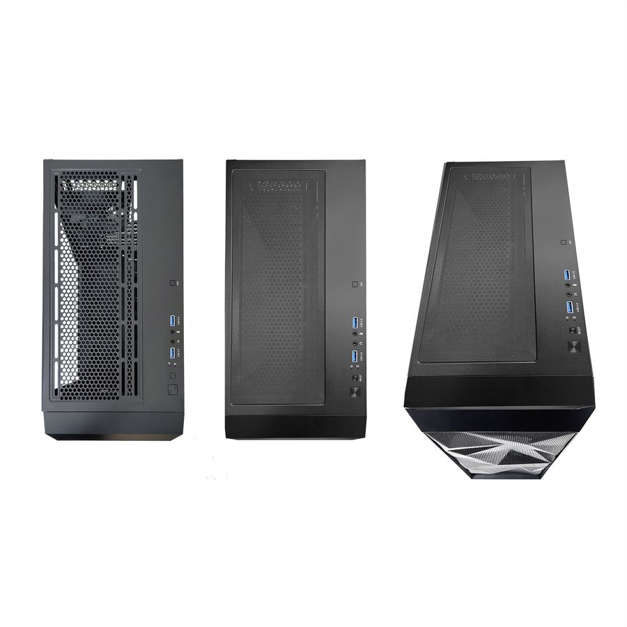 Xilence Xilent Breeze X712.RGB Gaming PC Gehäuse, RGB ATX Midi Tower