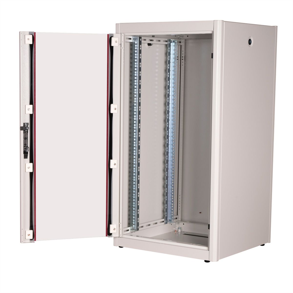 ROLINE 19" Baie réseau Basic 22U, 600x600 LxP Porte verre gris