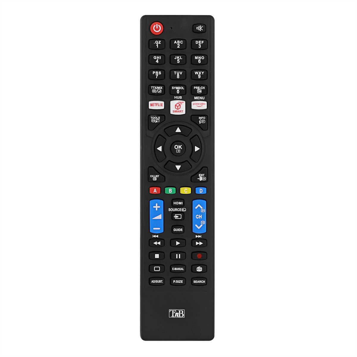 T'nB Universalfernbedienung Panasonic, Philips, LG, Samsung & Sony
