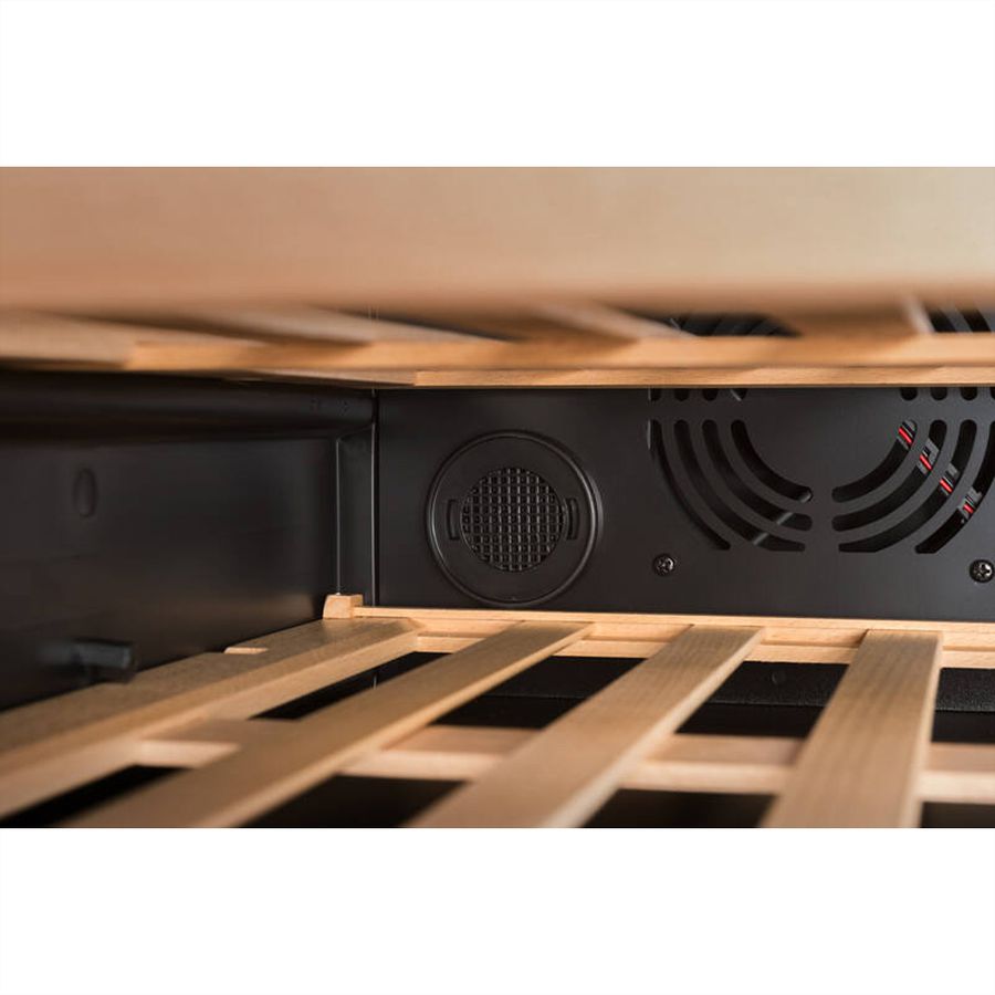 Climadiff Weinkühlschrank CBU50D2B, Unterbau, 2 Zonen, 51 Flaschen