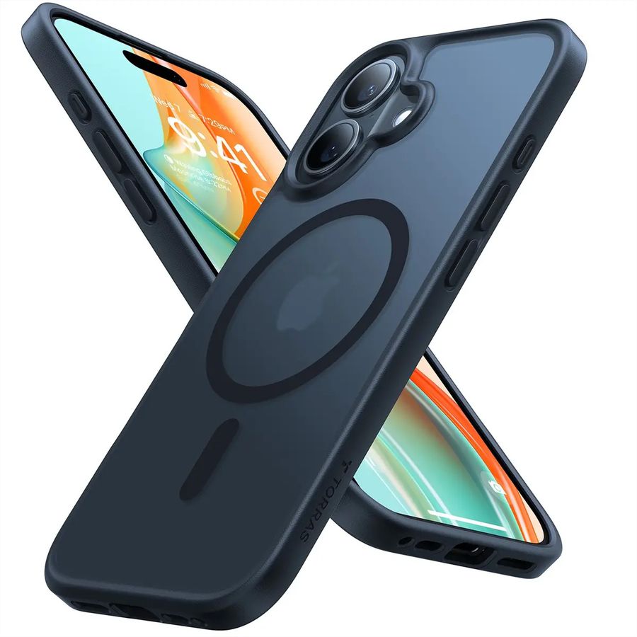 Torras Guardian Case, iPhone 16, MagSafe, noir