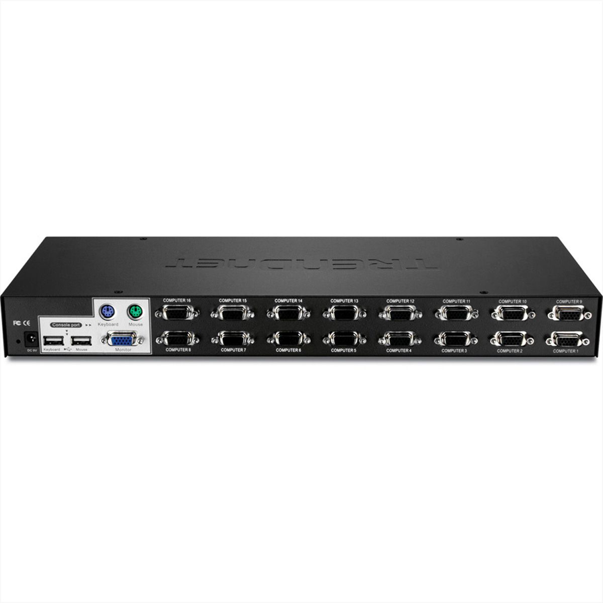 TRENDnet TK-1603R KVM Switch 16-Port USB/PS/2 Rack Mount