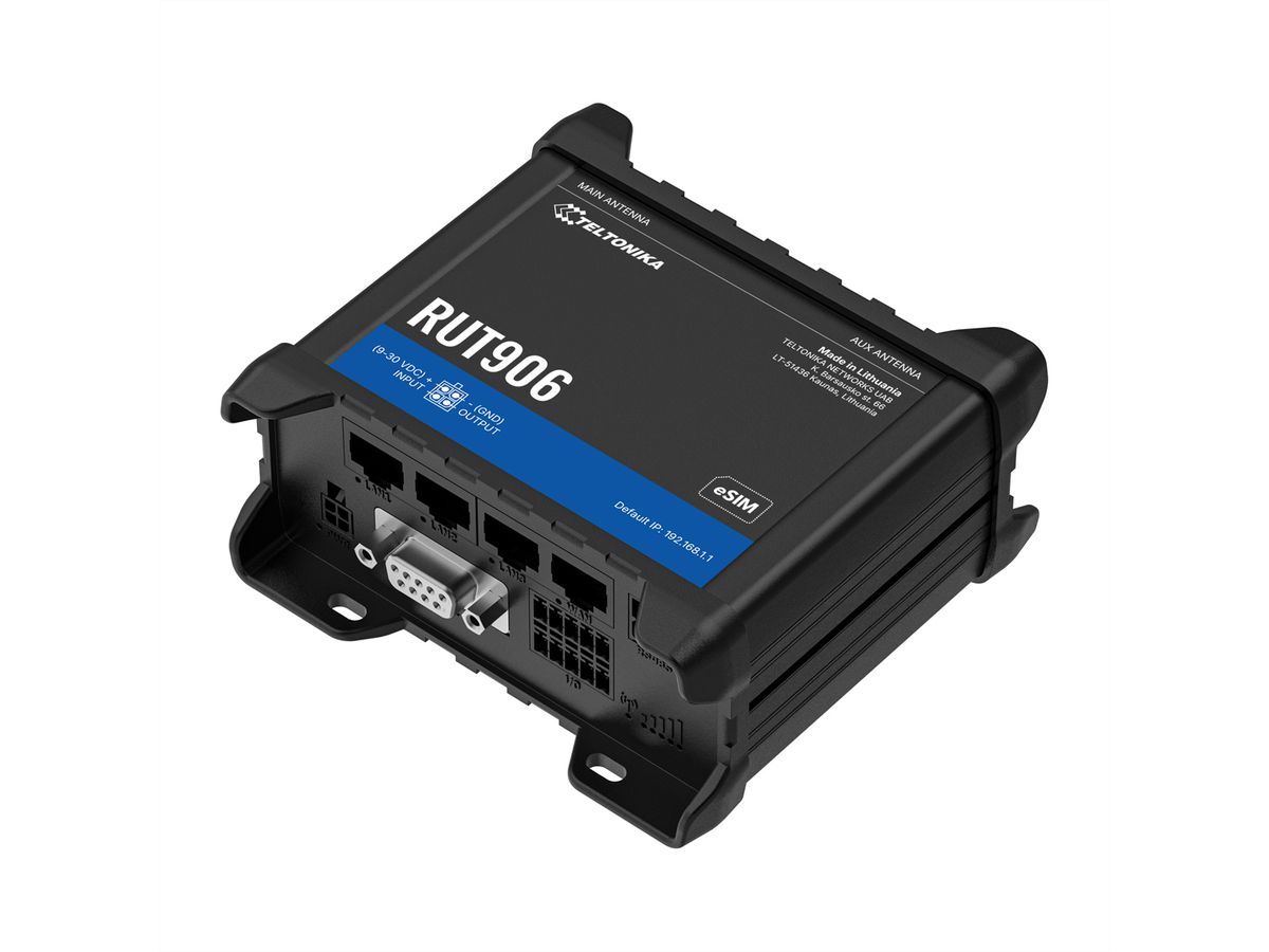 TELTONIKA RUT906 Routeur 4G eSIM RS232/RS485